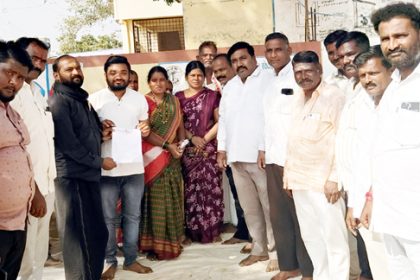 ಜಾಲಹಳ್ಳಿ ; ವೇತನಕ್ಕೆ ಆಗ್ರಹಿಸಿ ಪಂಚಾಯತಿ ನೌಕರರ ಪ್ರತಿಭಟನೆ