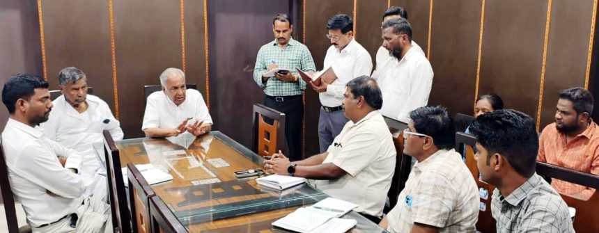 ಮಾನ್ವಿ: ಶೀಘ್ರವೇ ಅಮೃತ-2 ಕುಡಿಯುವ ನೀರಿನ ಯೋಜನೆ ಕಾಮಗಾರಿ ಪೂರ್ಣಗೊಳಿಸಿ-ಬೋಸರಾಜು