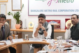 ಮೆಟ್ರೋೋ ಕಾಮಗಾರಿಗಳ ಪರಿಶೀಲನಾ ಸಭೆ ನಡೆಸಿದ ಸಚಿವರು ಮೆಟ್ರೋೋ 3 ನೇ ಹಂತದ ಕಾಮಗಾರಿಗೆ ಶೀಘ್ರದಲ್ಲೇ ಟೆಂಡರ್ :ಡಿಸಿಎಂ ಡಿಕೆಶಿ