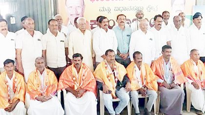 ಬಿಜೆಪಿ ಪಕ್ಷದ ಬೆಂಬಲಿತ ಅಭ್ಯರ್ಥಿ ಗೆಲುವು-12 ನಿರ್ದೇಶಕರಿಗೆ ಸನ್ಮಾನ