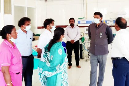 ತಾಯಿ, ಮಕ್ಕಳ ಆಸ್ಪತ್ರೆಗೆ ಜಿಪಂ ಸಿಇಓ ಈಶ್ವರ ಕಾಂದೂ ದಿಢೀರ್ ಭೇಟಿ; ಪರಿಶೀಲನೆ