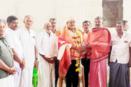 ವಿಶ್ವಕರ್ಮ ಸಮಾಜದ ನೂತನ ಜಿಲ್ಲಾಧ್ಯಕ್ಷ ಮೌನೇಶ ಅವರಿಗೆ ಸನ್ಮಾನ