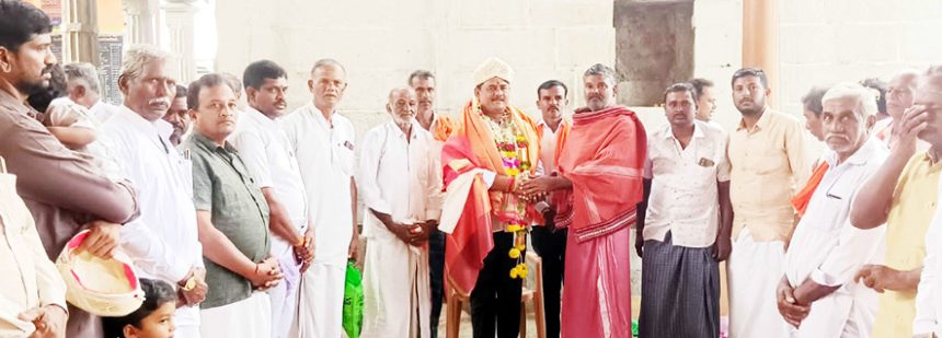 ವಿಶ್ವಕರ್ಮ ಸಮಾಜದ ನೂತನ ಜಿಲ್ಲಾಧ್ಯಕ್ಷ ಮೌನೇಶ ಅವರಿಗೆ ಸನ್ಮಾನ