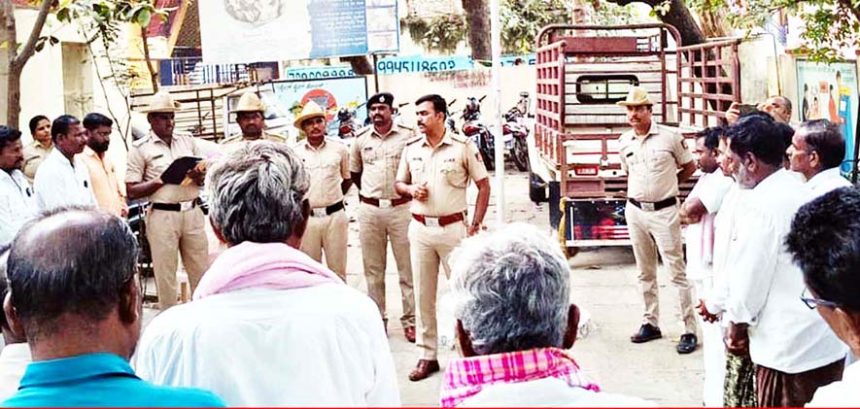 ಬಳಗಾನೂರು : ಪೊಲೀಸ್ ಠಾಣೆಗೆ ಸಿಪಿಐ ವಿನಾಯಕ ಭೇಟಿ