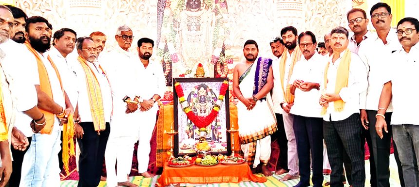 ಬಾಲರಾಮನ ಪ್ರಾಣಪ್ರತಿಷ್ಠಾಪನೆಗೆ ಎರಡು ವರ್ಷ : ಅನ್ನಸಂತರ್ಪಣೆ