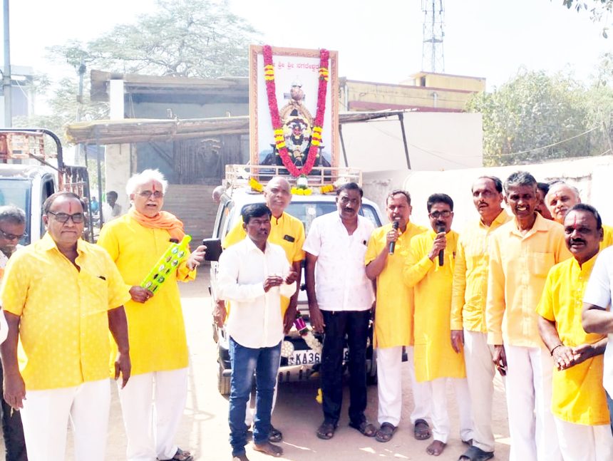 ಲಿಂಗಸುಗೂರು : ನಗರೇಶ್ವರ ಜಯಂತಿ ಆಚರಣೆ ಅದ್ಧೂರಿ