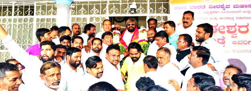 ಮಹಾಸಭೆ ನೂತನ ಅಧ್ಯಕ್ಷ ಖಂಡ್ರೆಗೆ ದಲಿತಪರ ಮುಖಂಡರಿಂದ ಸನ್ಮಾನ