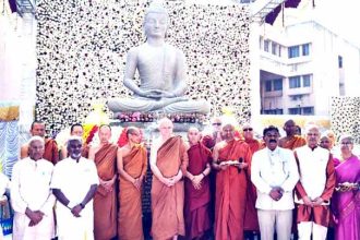 ಗೌತಮ ಬುದ್ಧನ ಏಕಶಿಲಾ ಮೂರ್ತಿ ಅನಾವರಣ