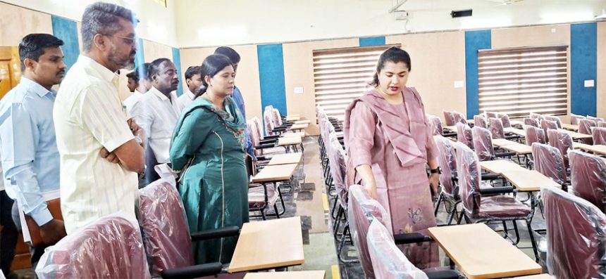 ಜಿಲ್ಲಾಧಿಕಾರಿಗಳಿಂದ ಪ್ರಬುದ್ಧ ಅಕಾಡೆಮಿ ಕೇಂದ್ರ ಪರಿಶೀಲನೆ