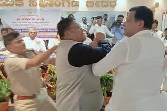 ಸಚಿವ ಖಂಡ್ರೆ ಶಾಕ್ :  ಶಾಸಕರ ಗೂಂಡಾಗಿರಿಗೆ ಕೆಡಿಪಿ ರಣಾಂಗಣ !