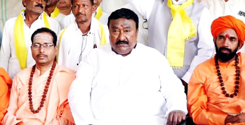 ಈಡಿಗ ಸಮಾಜಕ್ಕೆ ತಂಗಡಗಿ ಕೊಡುಗೆ ಏನು ಇಲ್ಲ- ಶ್ರೀನಾಥ