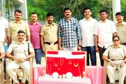 ಹರಪನಹಳ್ಳಿ : ಕಳ್ಳ- ಕಳ್ಳಿ ಬಂಧನ