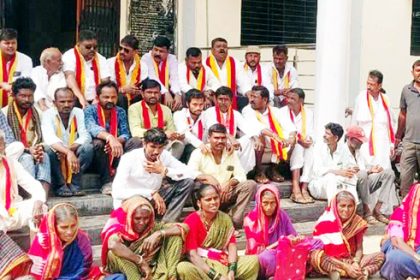 ಪೈದೊಡ್ಡಿ; ಕುಡಿವನೀರು ಪೂರೈಸುವಂತೆ ಗ್ರಾಮಸ್ಥರಿಂದ ತಾ.ಪಂ, ಮುಂದೆ ಧರಣಿ