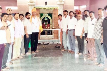 ವಿಶ್ವಕರ್ಮ ಸಮಾಜದ ರಾಯಚೂರು ಜಿಲ್ಲಾಧ್ಯಕ್ಷರಿಗೆ ಸನ್ಮಾನ