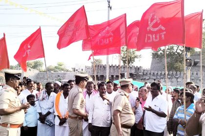 ಟಿಎಲ್‌ಬಿಸಿ ಕಾರ್ಮಿಕರ ಪ್ರತಿಭಟನೆ, ಬಂಧನ – ಬಿಡುಗಡೆ