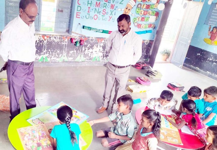 ಶ್ರೀರಾಮನಗರ ಕ್ಯಾಾಂಪ್ ಶಾಲೆ ಅಭಿವೃದ್ದಿಗೆ ಬಿಆರ್‌ಪಿ ಮೆಚ್ಚುಗೆ