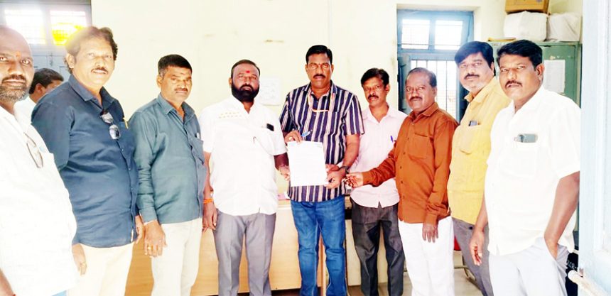 ಗಾಜಗಾರಪೇಟೆ ಶಾಲೆಯಲ್ಲಿ ಟ್ರಾನ್ಸಾರ್ಮರ್ ತೆರವಿಗೆ ಆಗ್ರಹ