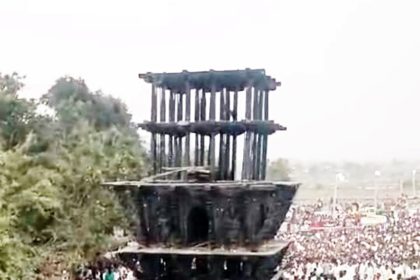 ಗಬ್ಬೂರು ; ಮೂಲಸ್ಥಾನದಿಂದ ಹೊರ ಬಂದ ಬೂದಿ ಬಸವೇಶ್ವರನ ರಥ