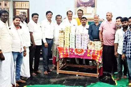 ಅಂಬಾದೇವಿ ಕಾಣಿಕೆ ಹುಂಡಿಯ ಹಣದ ಎಣಿಕೆ 20 ದಿನದಲ್ಲೇ 43.10 ಲಕ್ಷ ರೂ ದಾಖಲೆ ಮೊತ್ತ ಸಂಗ್ರಹ