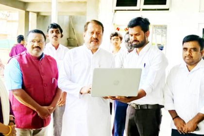 ಪ್ರವೇಶಾತಿಗೆ ಶಾಸಕ ನಾಡಗೌಡ ಚಾಲನೆ : ಸರ್ಕಾರಿ ವಸತಿಯುಕ್ತ ಕಾಲೇಜಿನ ವೆಬ್‌ಸೈಟ್ ಉದ್ಘಾಟನೆ