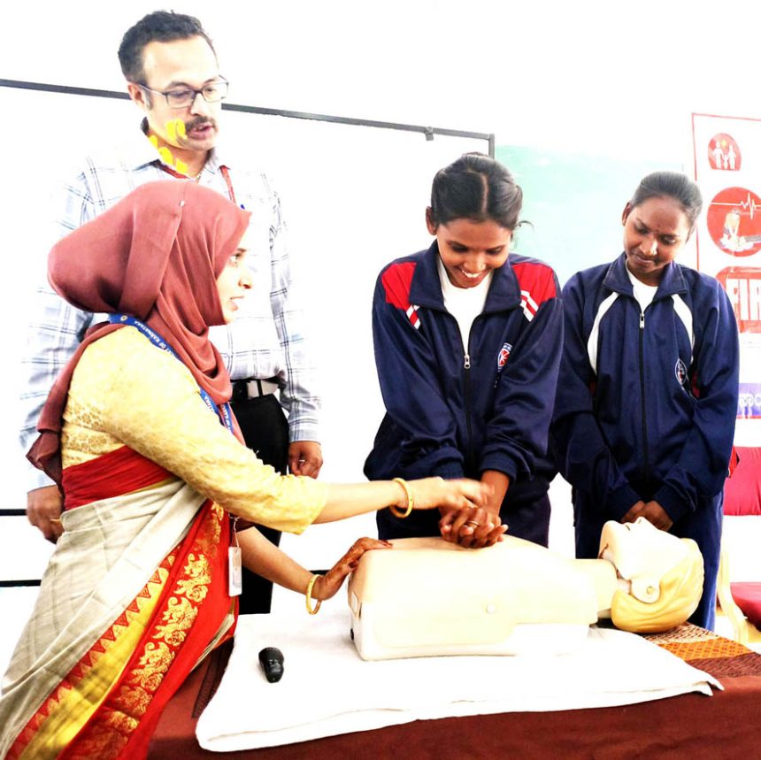 ಎನ್‌ಎಸ್‌ಎಸ್ ವಿದ್ಯಾರ್ಥಿಗಳಿಗೆ ಪ್ರಥಮ ಪ್ರತಿಕ್ರಿಯೆ ತರಬೇತಿ