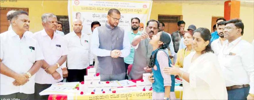 ಜಂತುಹುಳು ಬಾಧೆಯ ಅಪಾಯ ತಪ್ಪಿಸಿ-ಸಿಇಓ