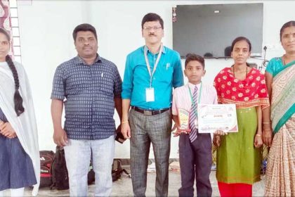 ರಾಯಚೂರು ಜಿಲ್ಲಾ ಮಟ್ಟದ ಪ್ರತಿಭಾ ಕಾರಂಜಿಯಲ್ಲಿ ಕು. ತರುಣ್ ಪ್ರಥಮ ಸ್ಥಾನ