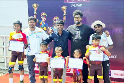 ಸ್ಕೇಟಿಂಗ್‌ನಲ್ಲಿ ಮಕ್ಕಳ ಉತ್ತಮ ಸಾಧನೆ, ಮೈದಾನ ಒದಗಿಸಲು ಮನವಿ